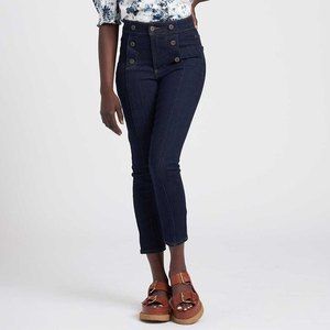 Universal Standard x Erdem Poppy Sailor Skinny Jeans Size 10